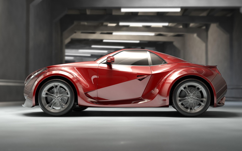 car, future, other cars, 2K, red, coupe