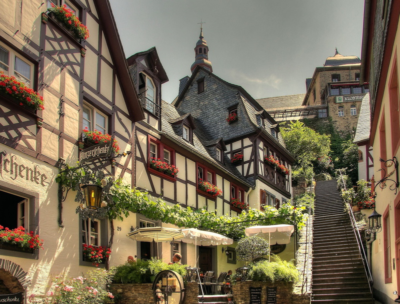 Germany, small town, 2K, Beilstein in Rhineland-Palatinate, Rhineland-Palatinate, architecture, street, Beilstein