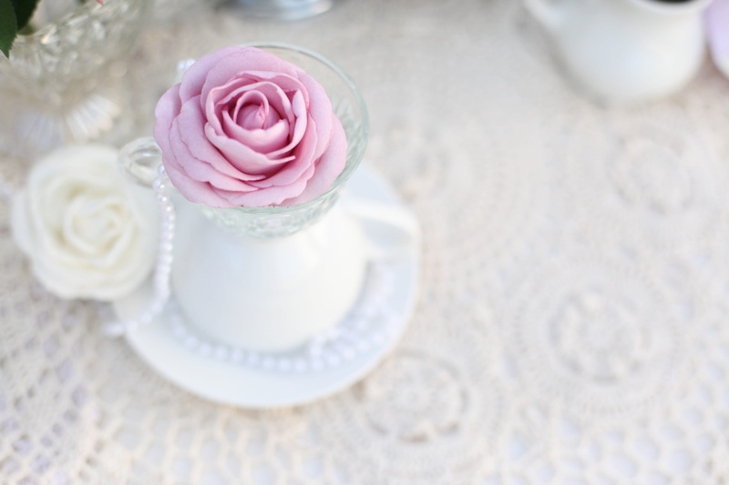 pretty, beauty in nature, food, close-up, tea cup, event, pink, flower, romantic, flower head, sweet food, rose, vulnerability, temptation, high angle view
