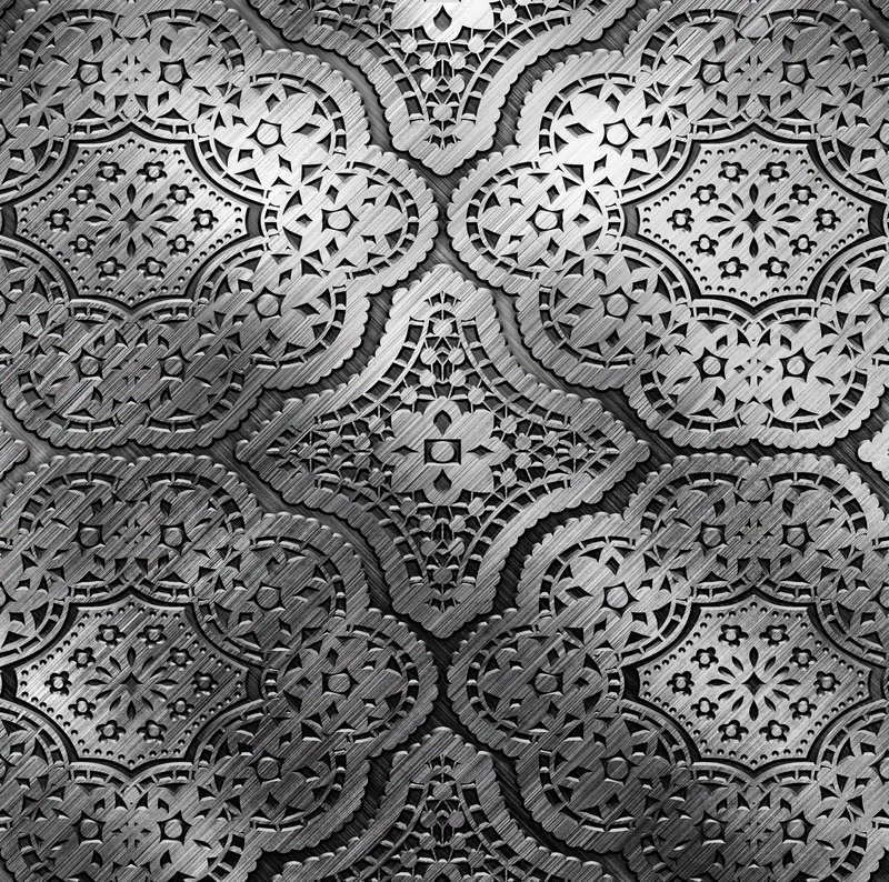 5K, metallic, steel, metal, white, pattern, silver, texture, background, doily