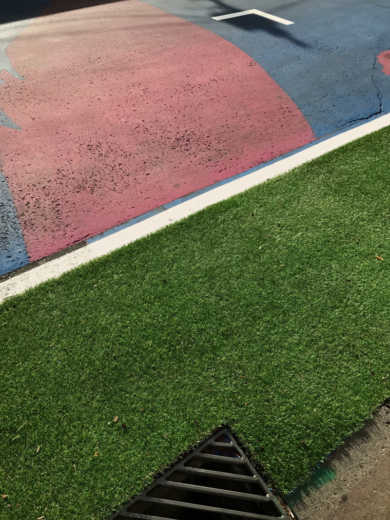 lawn, street, line, melbourne, high angle view, victoria, field, grass, footpath, looking down, growth, white color, textue, down, playing field, outdoors