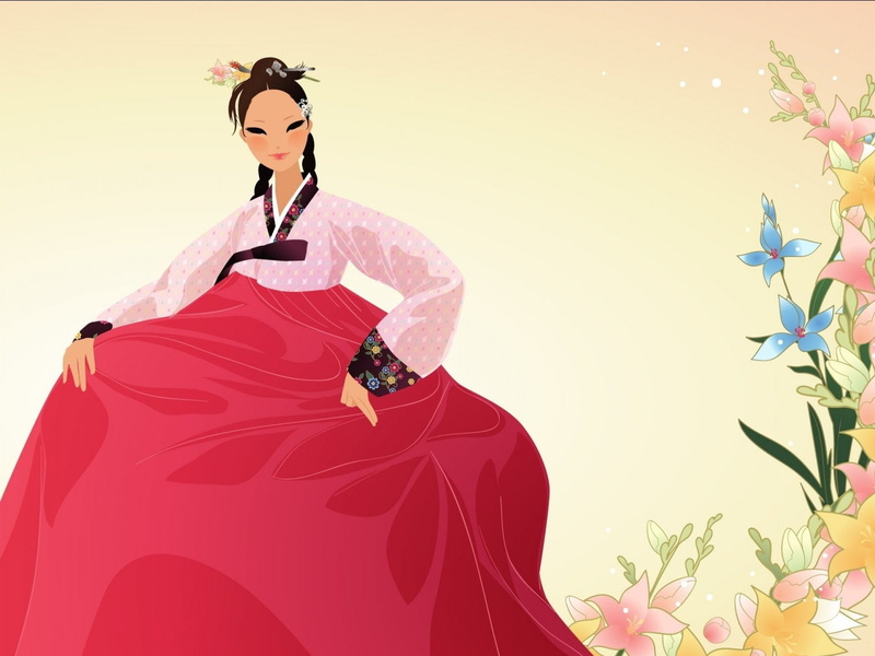 korean, Oriental, girl, art, artistic, Asian, 1080P, artwork, vector, woman, female, Korea, women, Girls
