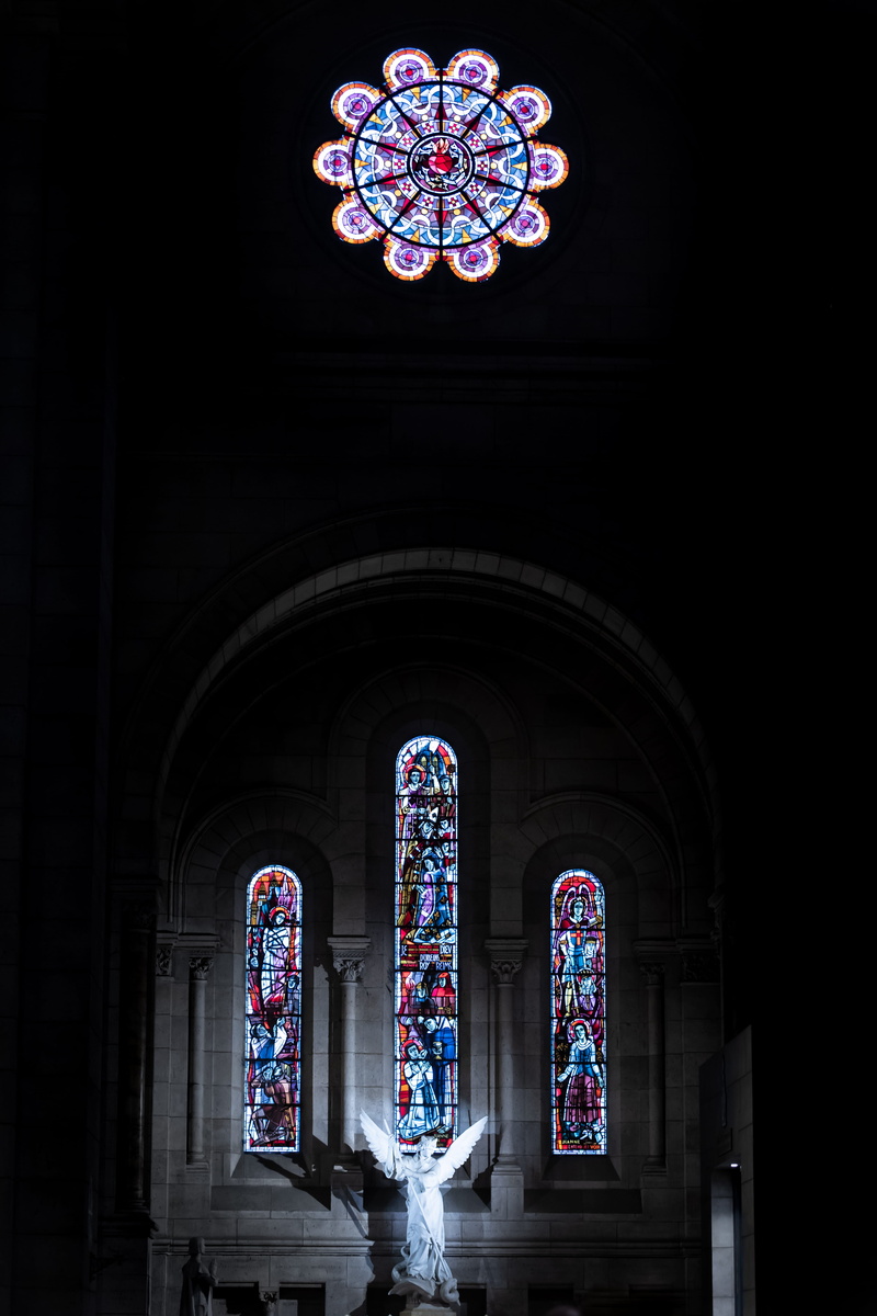 paris, stain, heart, creativity, architecture, built structure, representation, church, inside, religion, angel, art, sacre coeur basilica, basilica, france