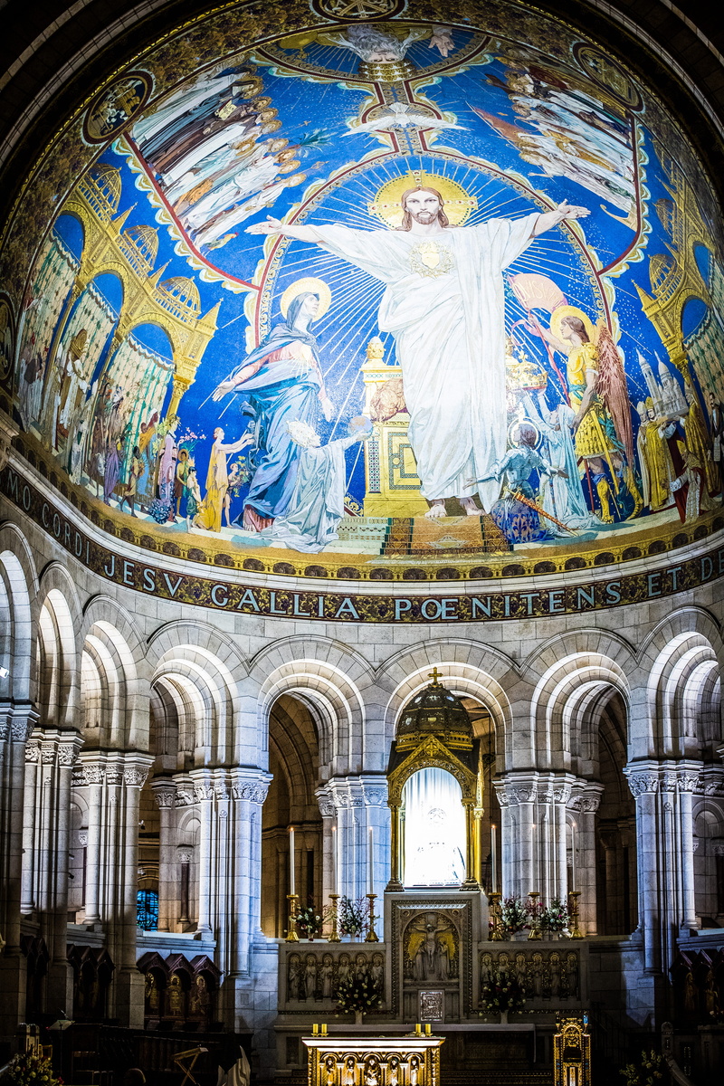 church, mosaic, chapel, belief, stone, altar, cathedral, 5K, dome, architectural column, art and craft, religion, building, male likeness, representation