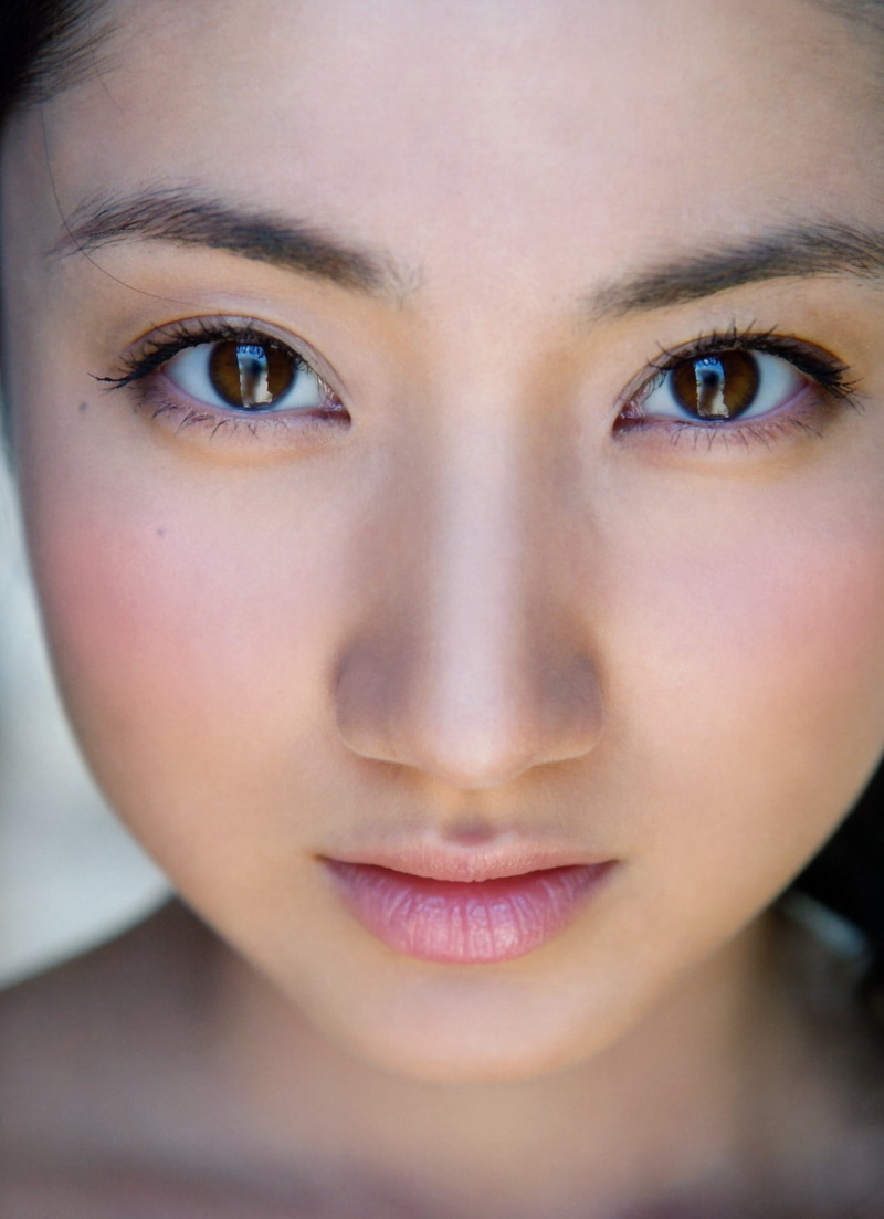 beautiful woman, saaya irie face asian brown eyes, headshot, focus on foreground, young adult, eye, front view, contemplation, human face, 720P, innocence