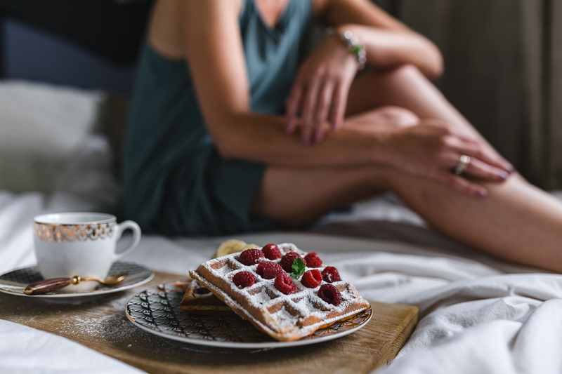 caucasian Ethnicity, men, sweet, cafe, bedroom, close-up, dessert, sweet food, hand, breakfast, espresso, crockery, indoors, cup, interior, 4K, holding