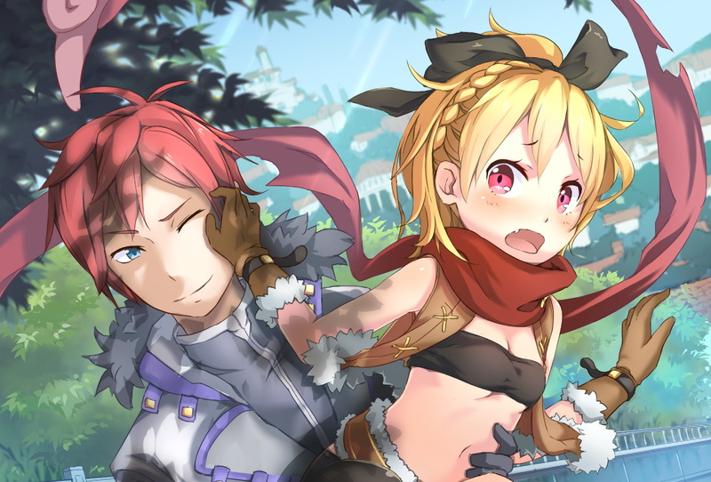 Anime, cute couple, reinhard van astrea, re zero starting life in another world, 1080P, loli, felt