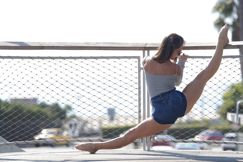 summer, girl, 1080P, flexibility, yoga