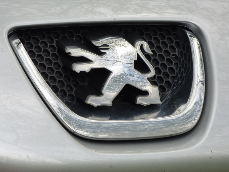 Logo, design, Peugeot, silver Colored, outdoors, transportation, shiny, full frame, close-up, nature, land vehicle, day, indoors, Car, mode of transportation