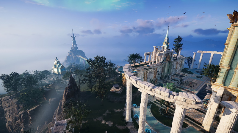 4K, Assassins Creed: Valhalla, asgard, Video Game Landscape, screen shot
