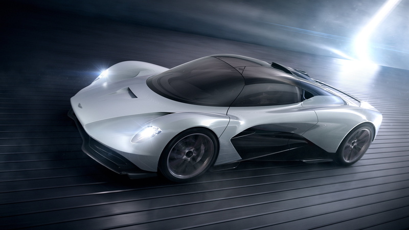 machine, drives, Valhalla, Aston Martin, 4K, concept, AM-RB 003, lights, movement