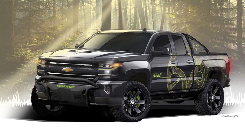 silverado, chevy, 1080P, tree, special, silveradoblack, chevrolet, collector, real, edition, car, bone