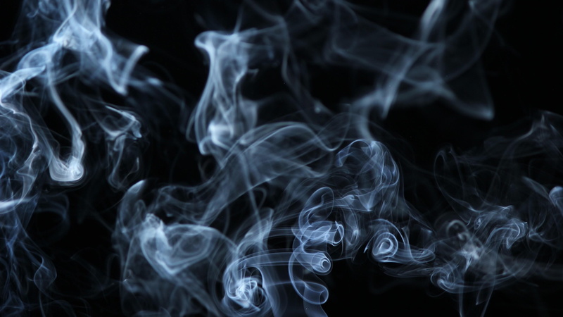 smoking issues, black, luminosity, 4K, design, motion, flowing, lightweight, textured, smoke, black background, white color, pattern, pollution, curve