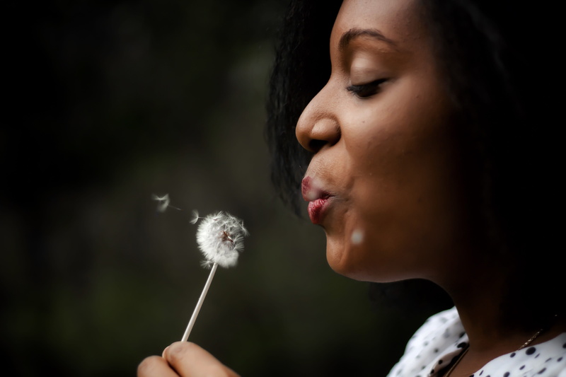 headshot, white, black girls, close-up, african american, top, leisure activity, african americans, side view, 5K, human body part, dandelion, women, beautiful woman