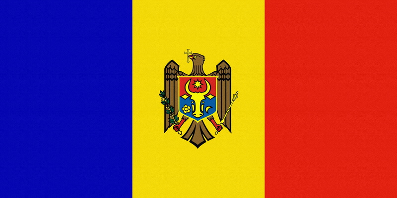 representation, Flag, Coat of arms, art and craft, creativity, day, no people, multi colored, 2K, architecture, Moldova, blue, yellow, mural, human representation