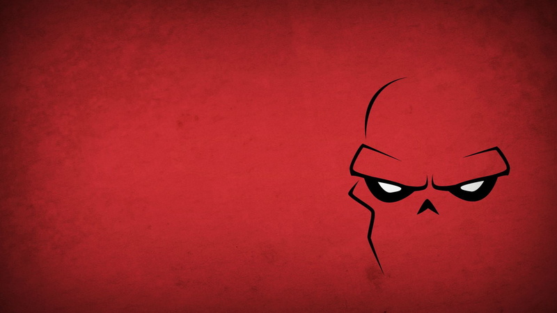 captain, cartoon/comic, 1080P, hd, skull, america, red
