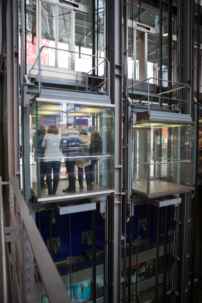 berlin, people, passengers, real people, education, built structure, illuminated, indoors, window, reflection, technology, sony centre, 5K, glass - material