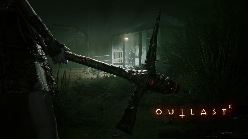 celebration, decoration, Outlast 2, holiday - event, communication, light - natural phenomenon, connection, outdoors, nature, plant, night, dark, western script