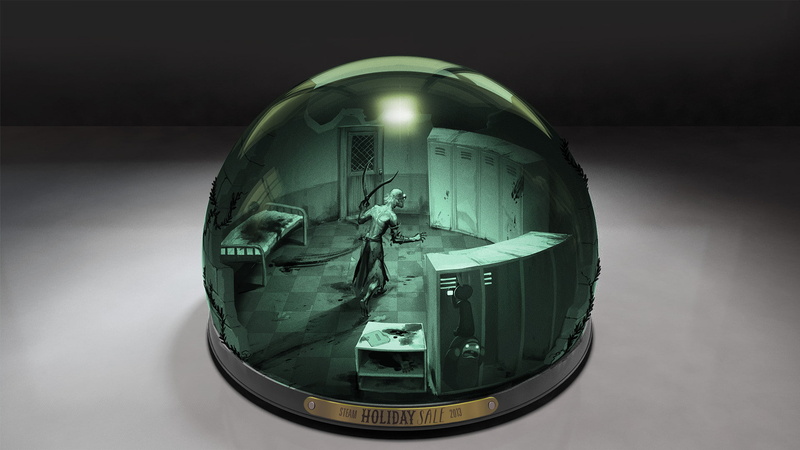 globe, steam, video games, monster, outlast, hd, snow, 1080P