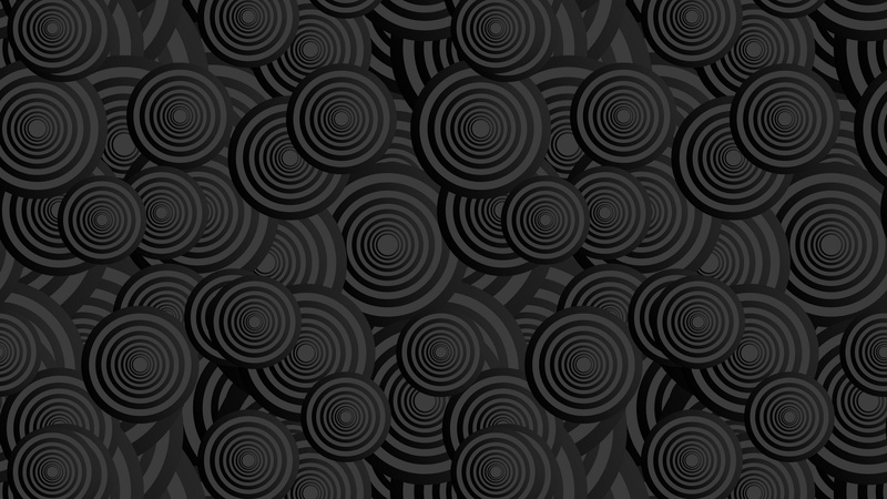  no people, pattern, geometric shape, concentric, dark, wood - material, black, directly above, backgrounds, swirl, indoors, shape, floral pattern