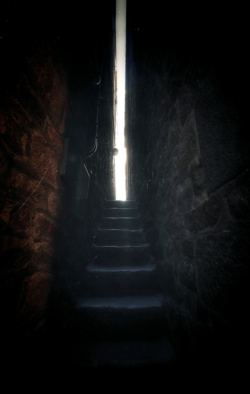 mystery, nature, indoors, 4K, built structure, fear, illuminated, horror, staircase, light at the end of the tunnel, night, architecture, light - natural phenomenon