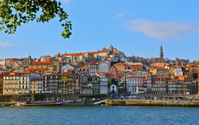 Port, the Douro river, Douro River, river, Portugal, 1080P, Porto, building, promenade, Vila Nova de Gaia