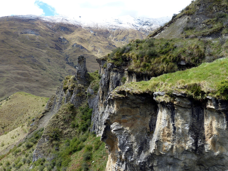 canyon, idyllic, formation, land, 4K, tree, lord who rings, valley, grass, queenstown, scenics - nature, rock - object, tourism, no people, holiday, new zealand