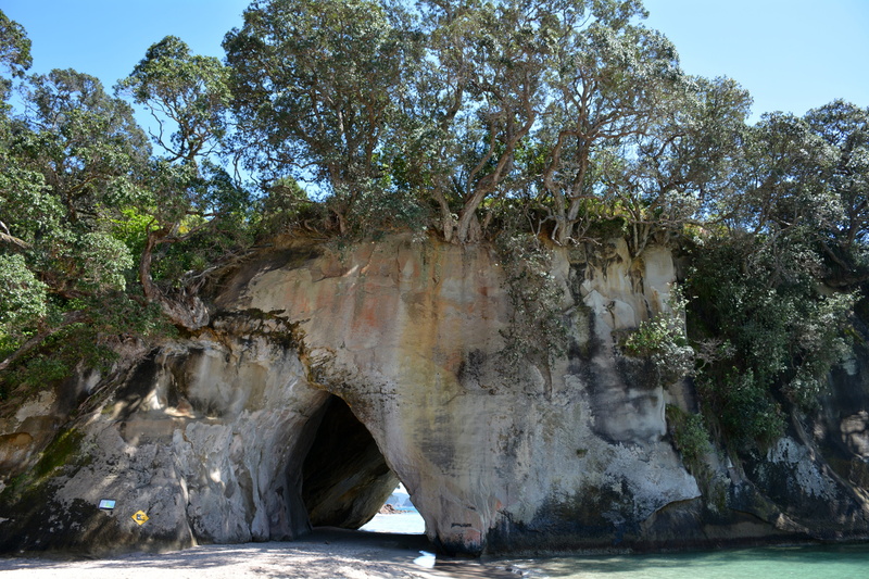 landscape, holiday, Cove, passage, sea, scenics, tree, beauty in nature, 4K, eroded, no people, built structure, travel Locations, sky, Cave, non-urban scene
