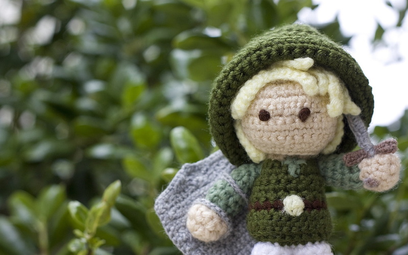 green, zelda, link, video games, 720P, hd, crochet