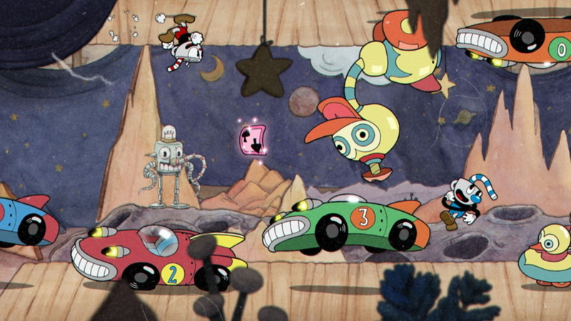 day, real people, toy, group of people, Cuphead, car, creativity, art and craft, Mugman (Cuphead), high angle view, motor vehicle, flooring, leisure activity