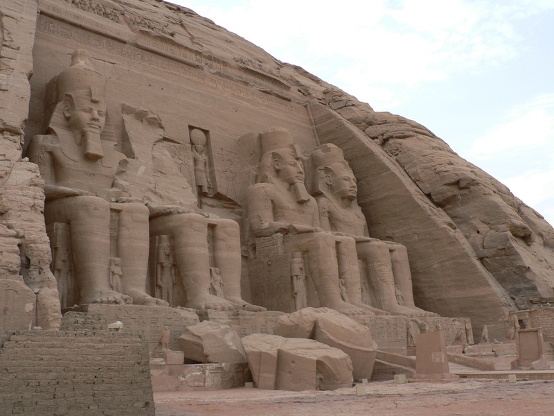1080P, outdoors, sky, the past, ramses, old ruin, tourism, travel destinations, architectural column, human representation, craft, tomb, desert, ancient