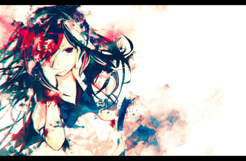 kijin, hair, eyes, 720P, touhou, seija, black, meola, red
