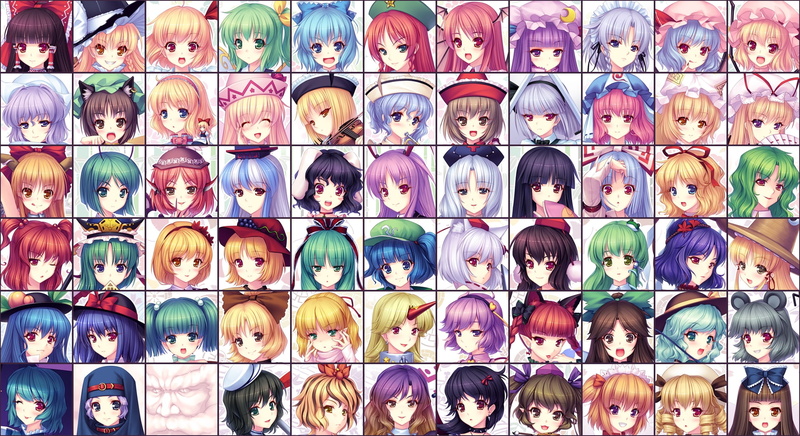 1080P, yakumo, photoshop, sunny, daiyousei, iku, cirno, houjuu, chen, nazrin, nue, ran, group, sayori, milk, koakuma, keine, tewi, child, nagae, luna