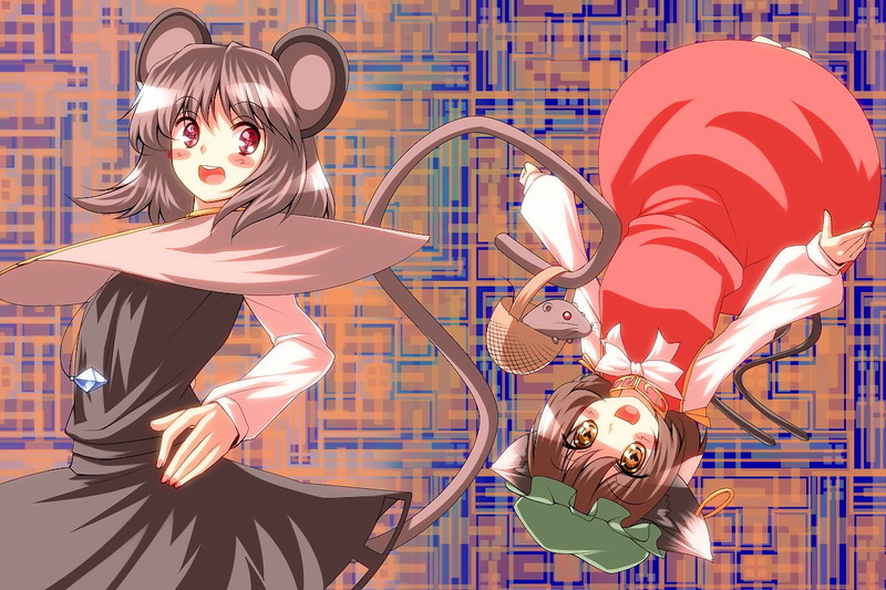 Nazrin (Touhou), Touhou, 480P, Chen (Touhou), Anime