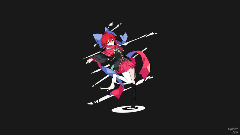 Anime, Sekibanki (Touhou), 4K, Touhou