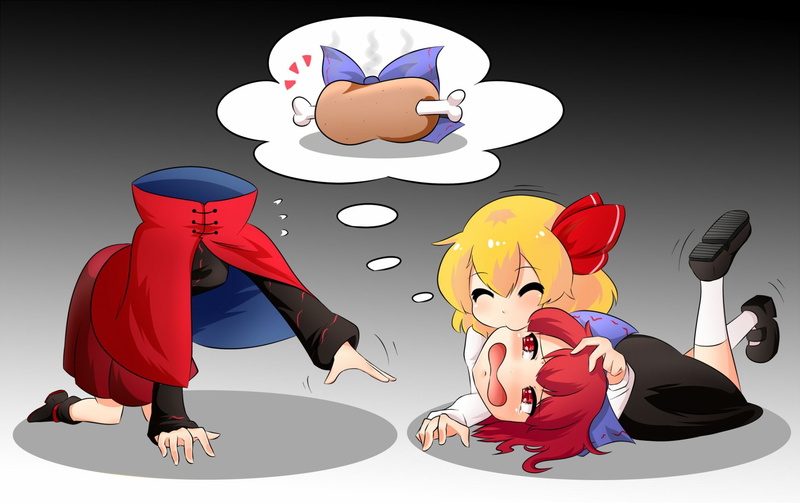 Sekibanki (Touhou), 1080P, Rumia (Touhou), Anime, Touhou