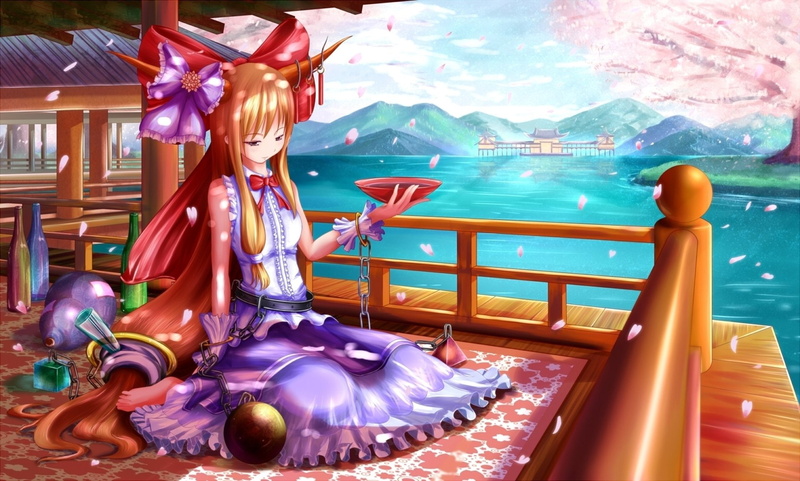 1080P, Suika Ibuki, Anime, Touhou