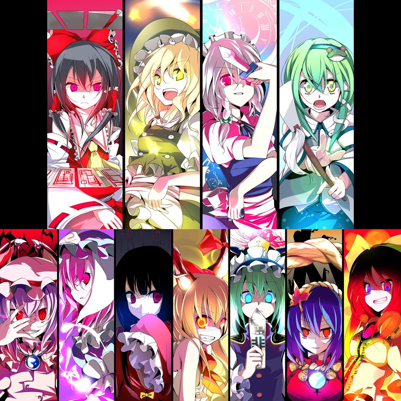 shikieiki, houraisan, reiuji, hakurei, 2K, marisa, yasaka, yuyuko, anime, saigyouji, girls, reimu, kaguya, yamaxanadu, scarlet, kochiya, sanae, touhou