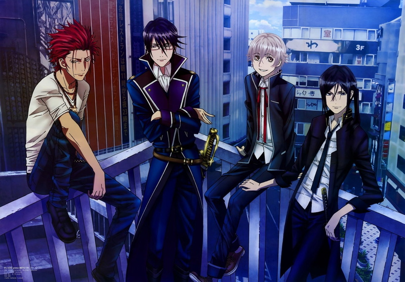 Mikoto Suoh, Reisi Munakata, 1080P, Yashiro Isana, K Project, Kuroh Yatogami, Anime
