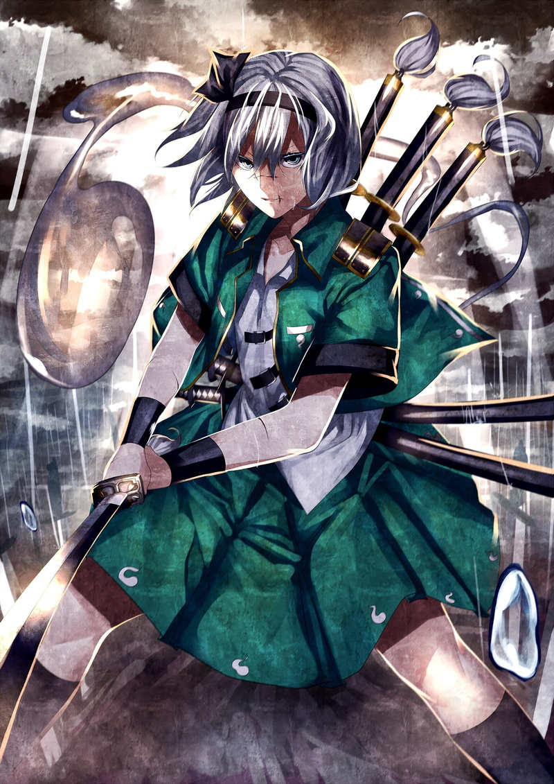 one person, looking, security, standing, males, representation, front view, disguise, protective workwear, Touhou, character, anime, real people, adult