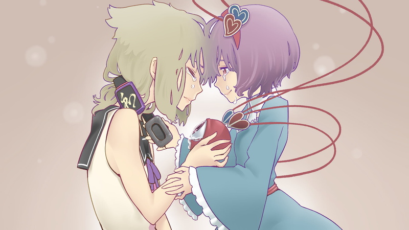 Touhou, 1080P, kawayabug, Komeiji Satori, Toyosatomimi no Miko