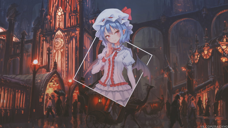 architecture, people, carnival - celebration event, art and craft, anime, mask, front view, Touhou, leisure activity, picture-in-picture, festival, disguise