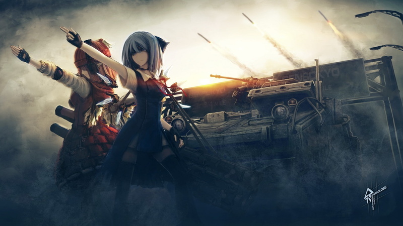 Touhou, tank, anime, Mystia Lorelei, anime girls, 1080P, Cirno