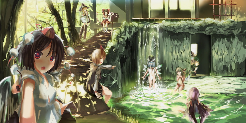 mystia, kirisame, cirno, satori, wings, lorelei, shameimaru, 1080P, marisa, touhou, komeiji, koishi, water, aya, rumia, hakurei, reimu, daiyousei