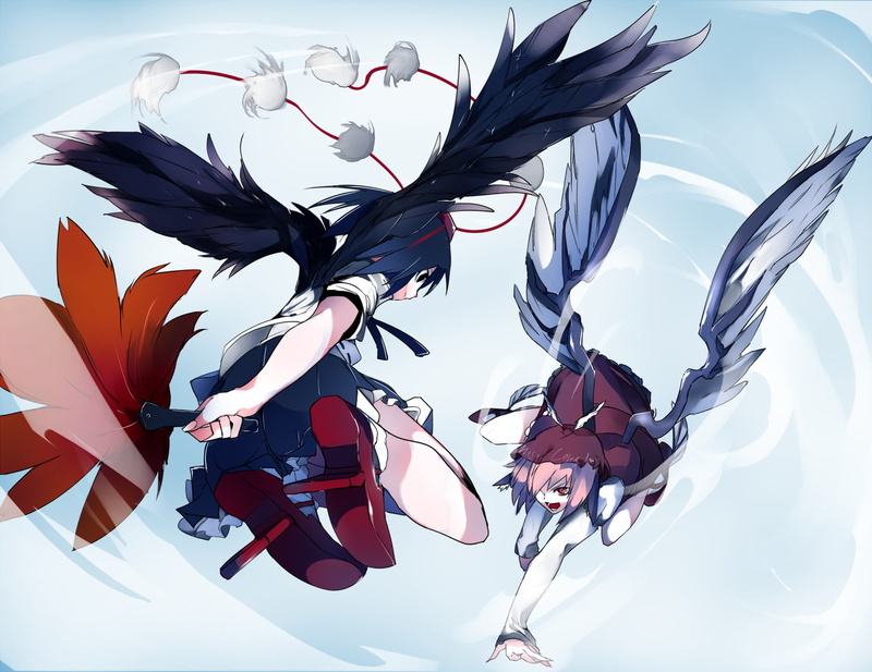 Mystia Lorelei, Touhou, 720P, Aya Shameimaru, Anime