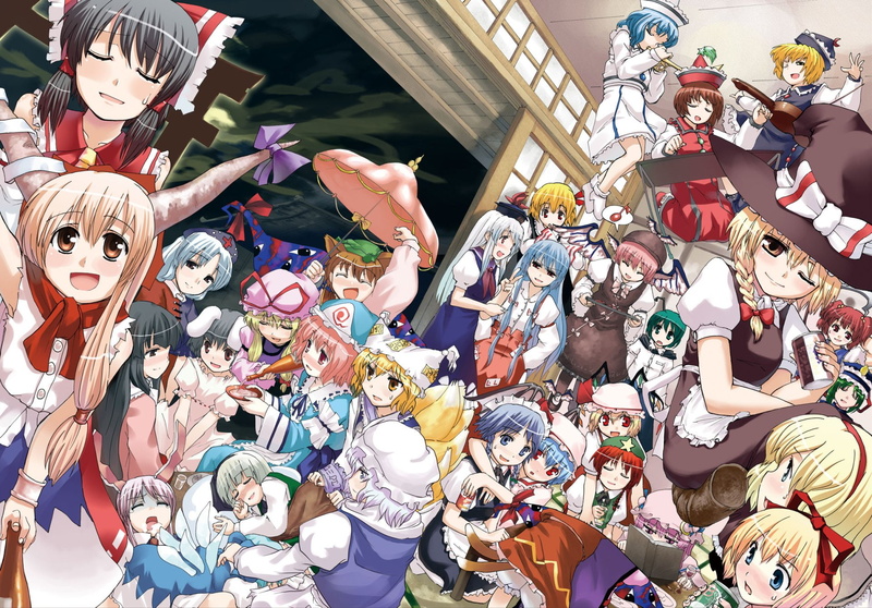 Hong Meiling, variation, Cirno (Touhou), Marisa Kirisame, market, human representation, female likeness, Alice Margatroid, Sakuya Izayoi, male likeness