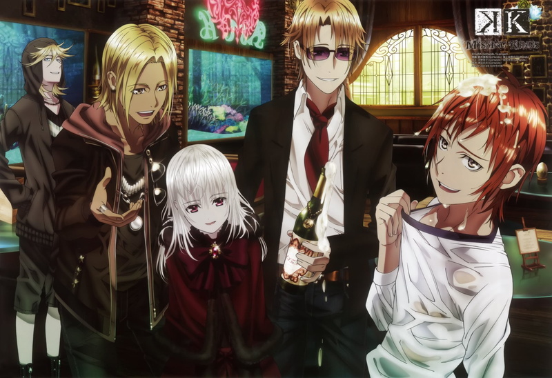 Anime, Izumo Kusanagi, Saburōta Bandō, K Project, 1080P, Misaki Yata, Anna Kushina
