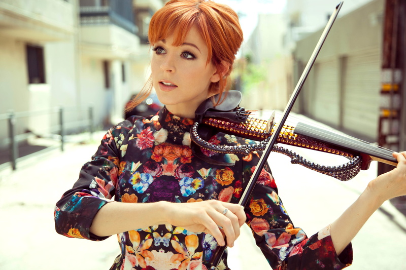 one Woman Only, electric, 4K, holding, musical Instrument, front view, beautiful, music, leisure activity, hairstyle, lifestyles, waist up, human Face