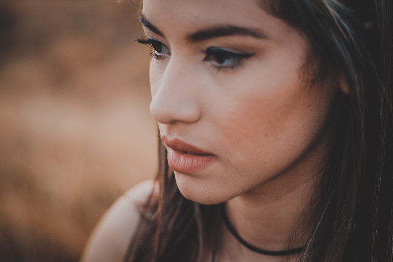 looking, people, haired, nature, human Face, outdoors, shallow focus, woman, beautiful, serious, one Person, beauty, one Young Woman Only, close-up, black haired