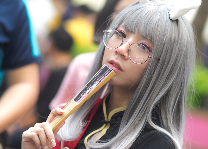 musician, casual, fashionable, skill, pretty, cosplay, arts culture and entertainment, incidental people, fashion, headshot, eyes, beautiful, artist, women